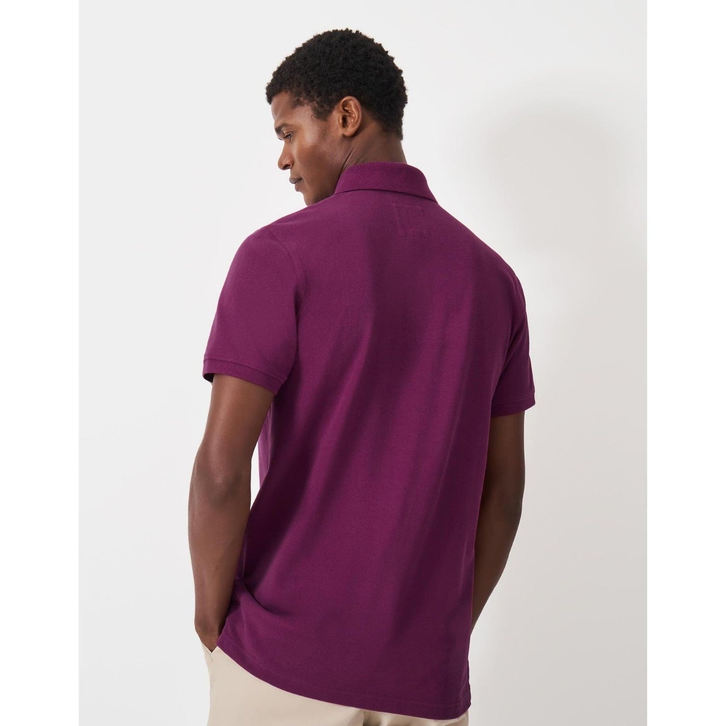 Crew Clothing Mens Classic Pique  Short Sleeve Polo Shirt
