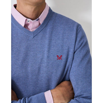 Crew Clothing Mens Organic Cotton Vee Sweatshirt
