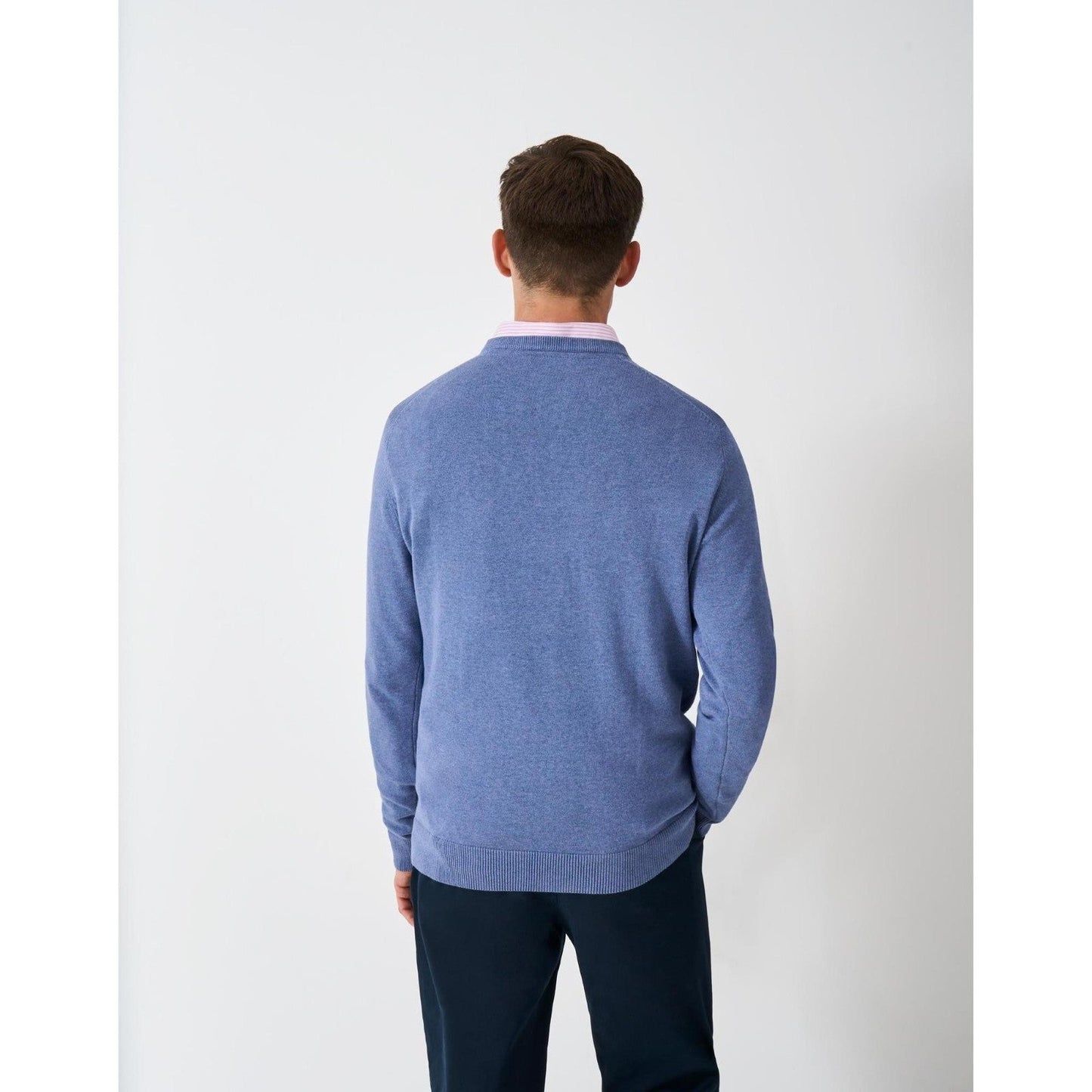Crew Clothing Mens Organic Cotton Vee Sweatshirt