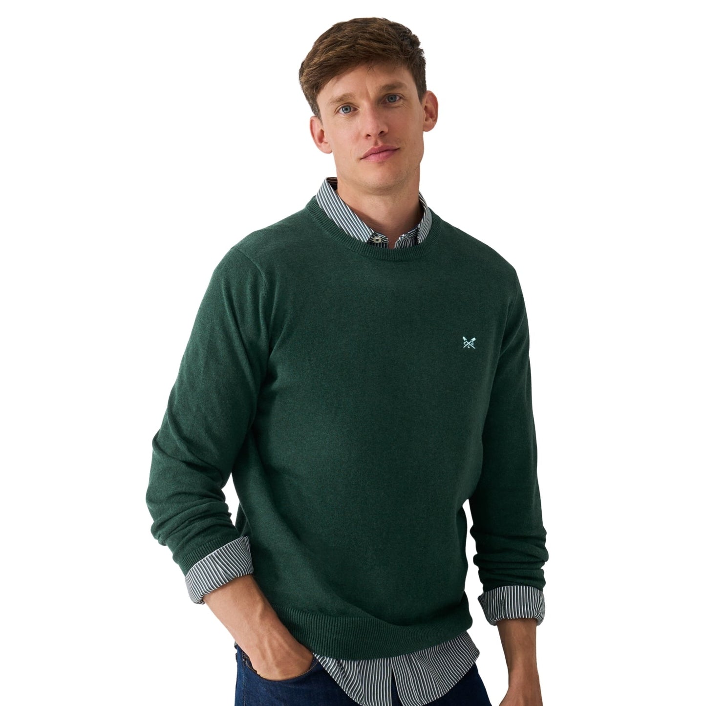 Crew Clothing Mens Organic Cotton Crew Sweatshirt