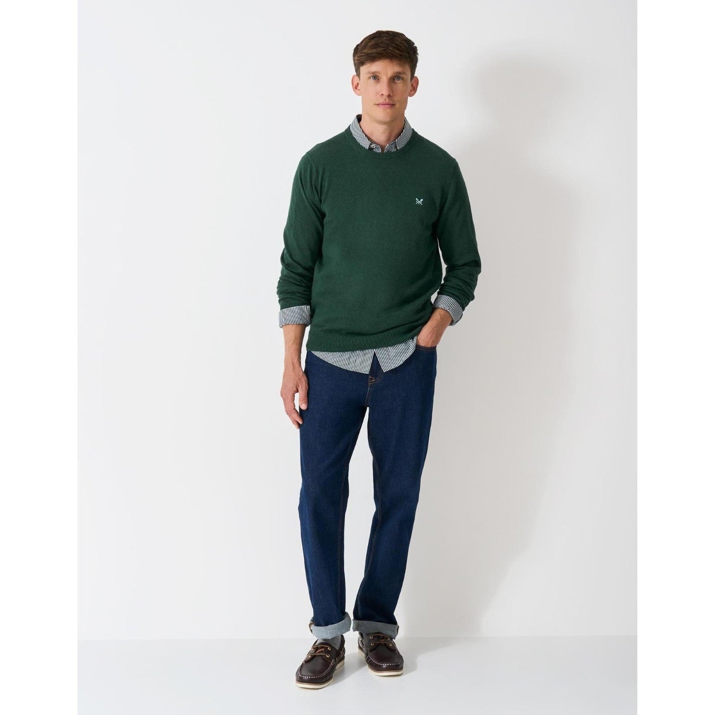 Crew Clothing Mens Organic Cotton Crew Sweatshirt