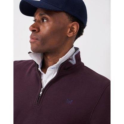 Crew Clothing Mens Classic Half Zip Sweatshirt