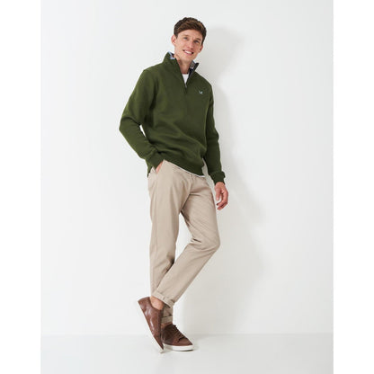 Crew Clothing Mens Classic Half Zip Sweatshirt