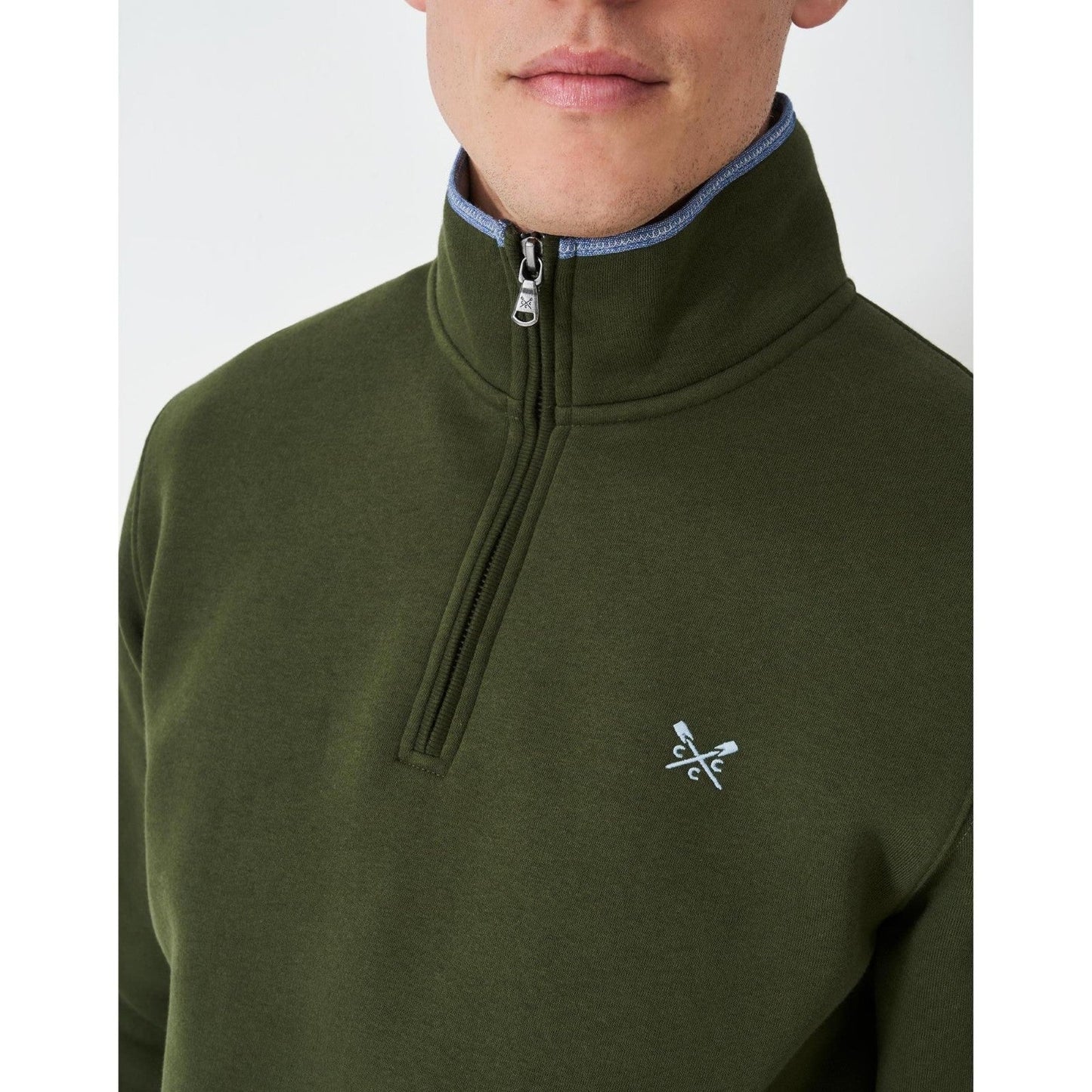 Crew Clothing Mens Classic Half Zip Sweatshirt