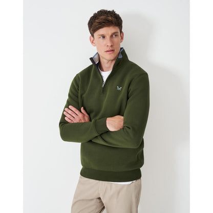 Crew Clothing Mens Classic Half Zip Sweatshirt