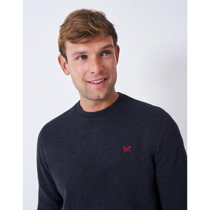 Crew Clothing Mens French Rib Crew Neck Sweatshirt