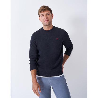 Crew Clothing Mens French Rib Crew Neck Sweatshirt