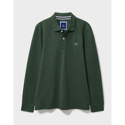 Crew Clothing Mens Pique Long Sleeve Polo Shirt