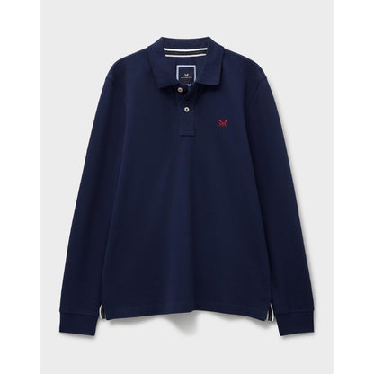 Crew Clothing Mens Pique Long Sleeve Polo Shirt