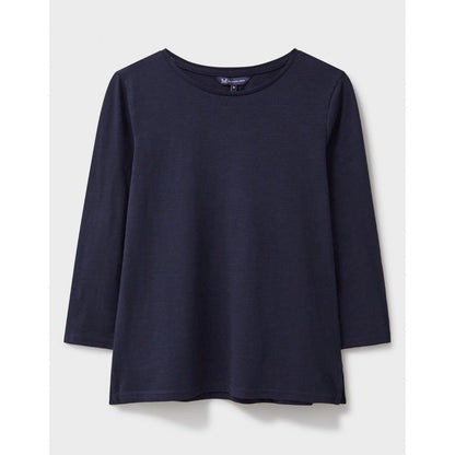 Crew Clothing Mens 3/4 Sleeve Perfect Slub Crew Neck Sweatshirt