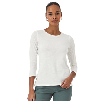 Crew Clothing Mens 3/4 Sleeve Perfect Slub Crew Neck Sweatshirt