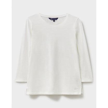 Crew Clothing Mens 3/4 Sleeve Perfect Slub Crew Neck Sweatshirt