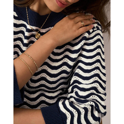 Crew Clothing Womens Bella Scallop Knit Sweatshirt