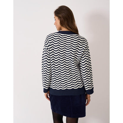 Crew Clothing Womens Bella Scallop Knit Sweatshirt