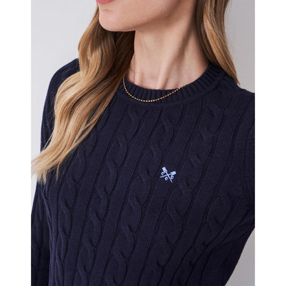 Crew Clothing Womens Crew Neck Chunky Sweatshirt