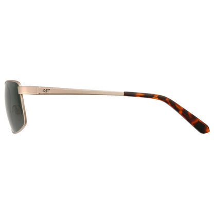 CAT Mens CTS-8030 Polarised Wrapped Metal Sunglasses