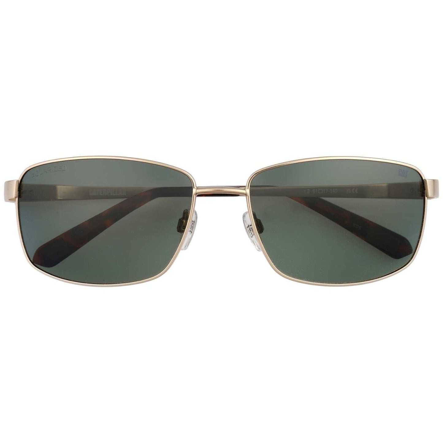 CAT Mens CTS-8030 Polarised Wrapped Metal Sunglasses
