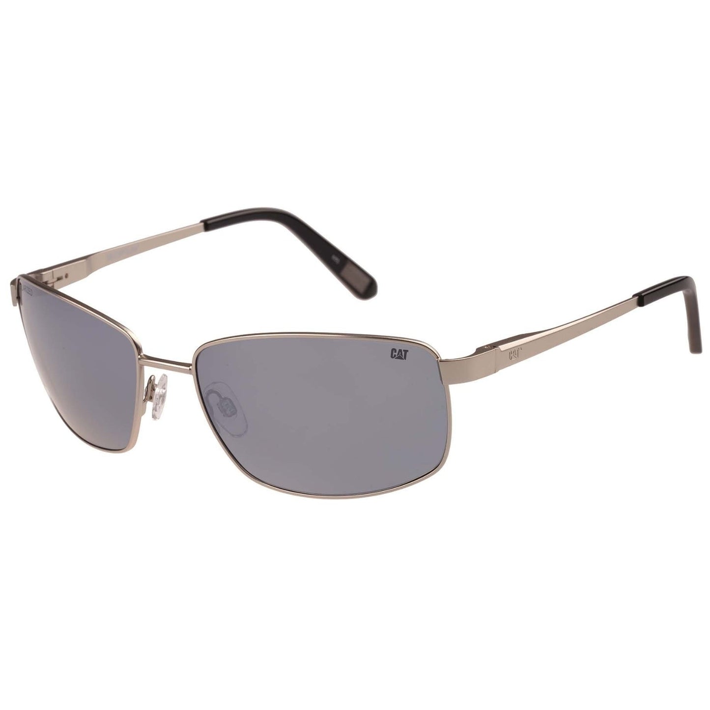 CAT Mens CTS-8030 Polarised Wrapped Metal Sunglasses