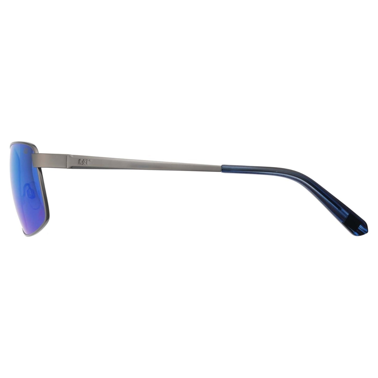 CAT Mens CTS-8030 Polarised Wrapped Metal Sunglasses