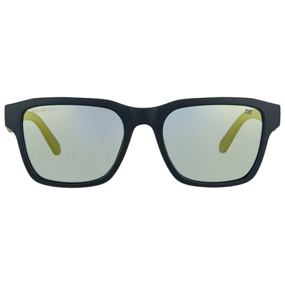 CAT Mens CTS-8037 Polarised Hexagon Sunglasses
