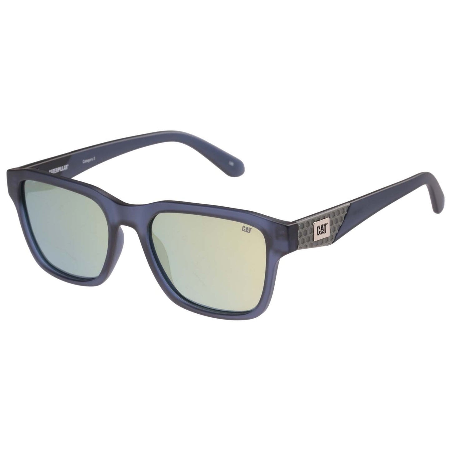 CAT Mens CTS-8037 Polarised Hexagon Sunglasses