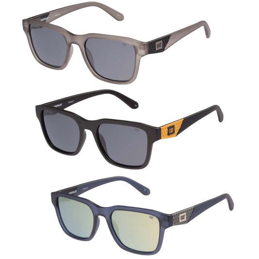 CAT Mens CTS-8037 Polarised Hexagon Sunglasses