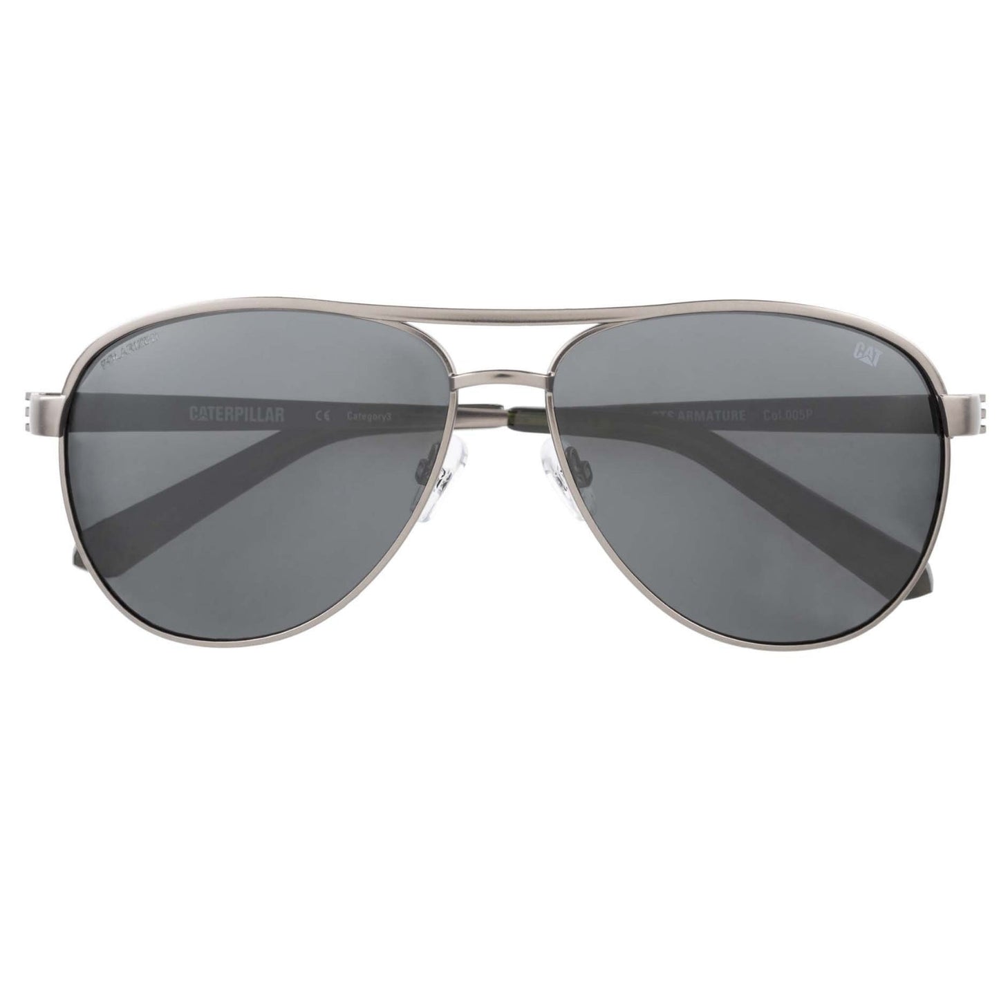 CAT Mens Armature Polarised Aviator  Sunglasses