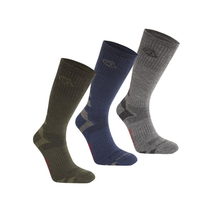 Craghoppers Nosilife Adventure Wool Crew Socks