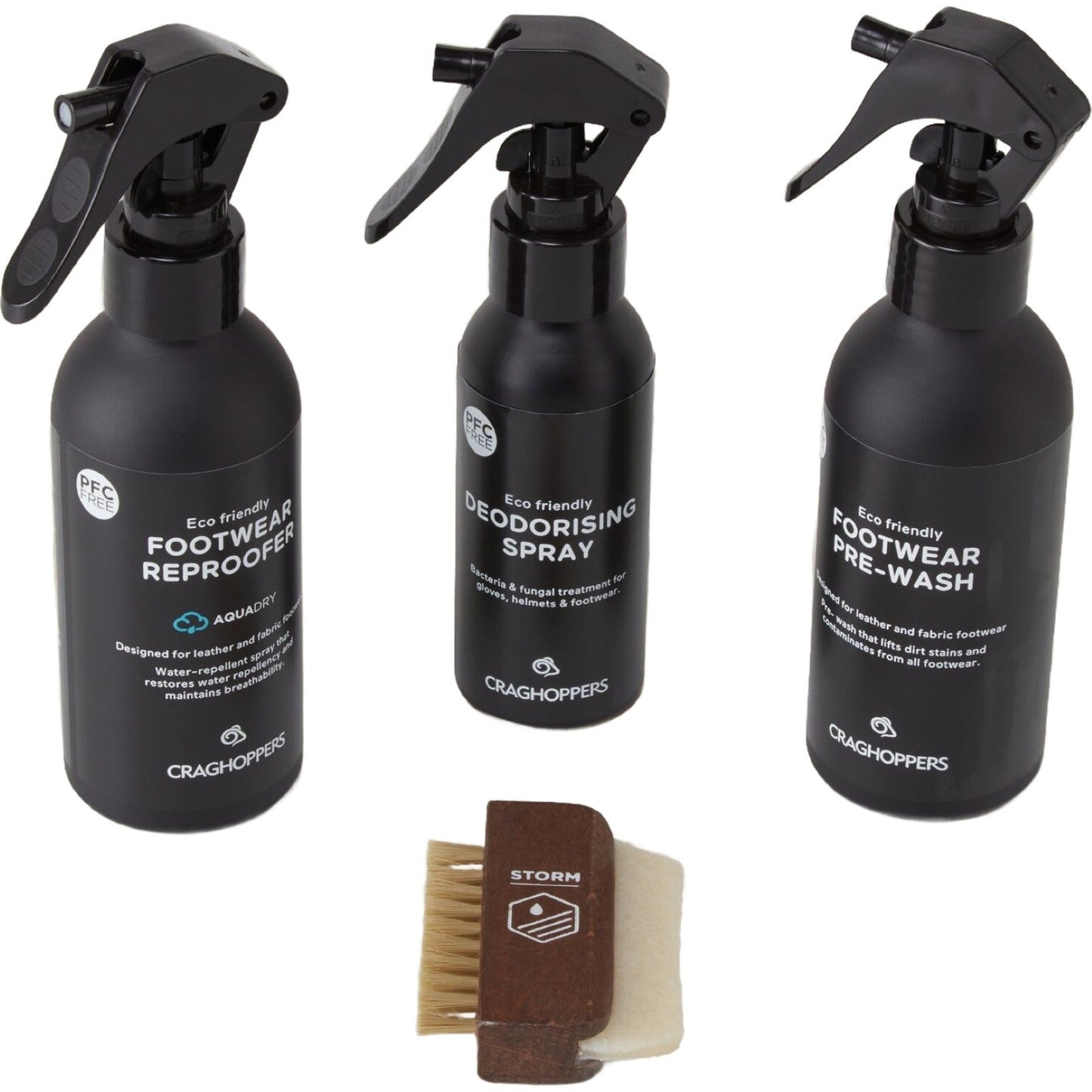 Craghoppers Shoe Care Footwear Kit - Black