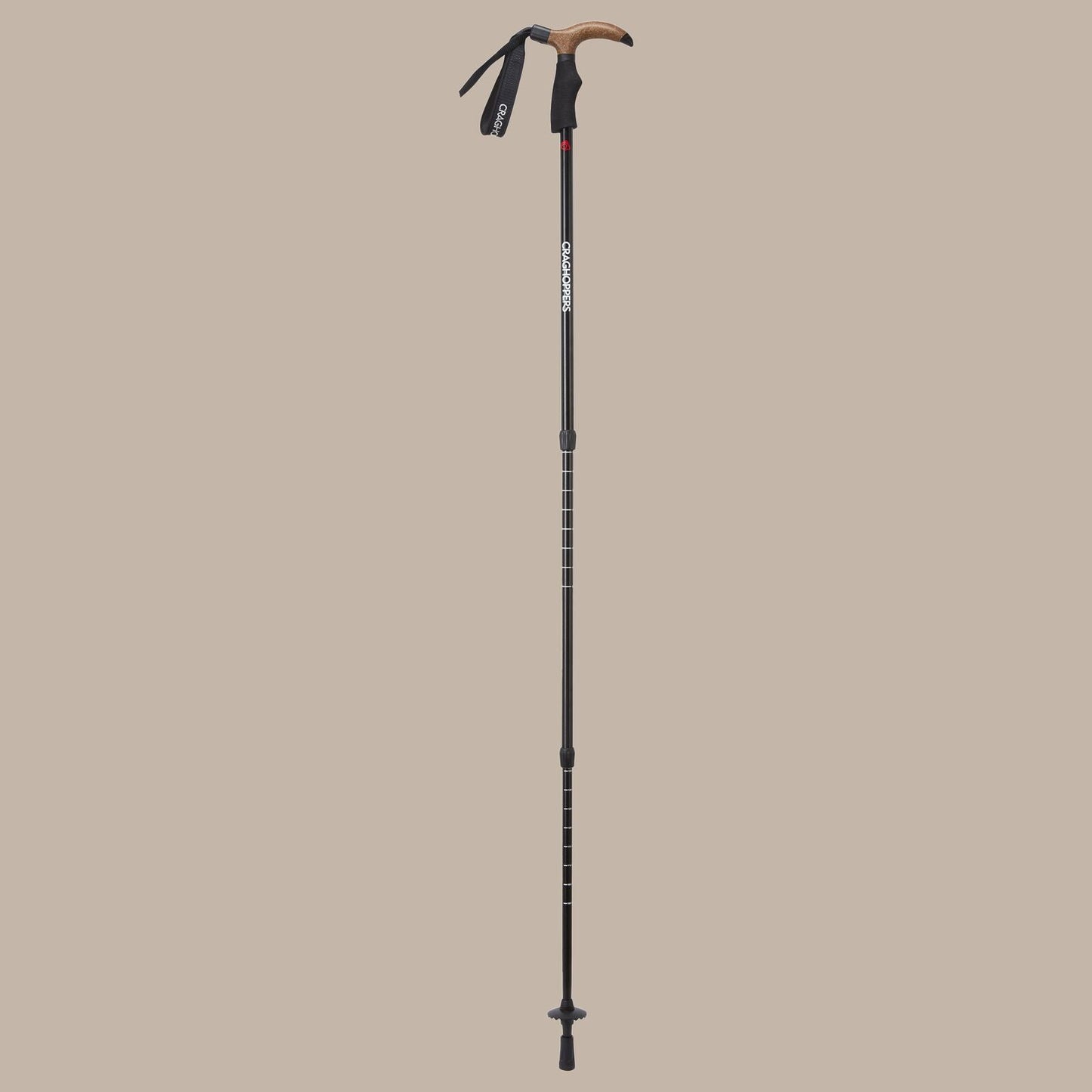 Craghoppers Venture T-Grip Walking Pole - Black