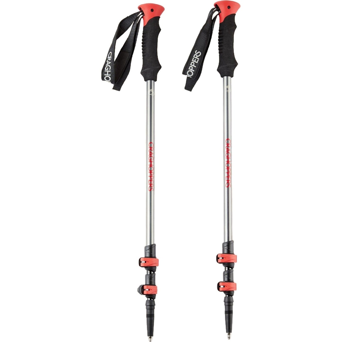 Craghoppers Venture Pair Walking Pole - Anodised Grey / Black