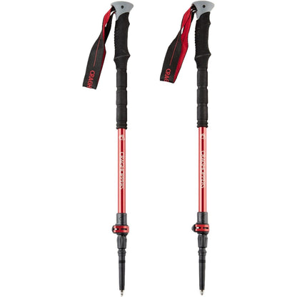 Craghoppers Venture Antishock Pair Walking Pole - Anodised Red / Anodised Grey