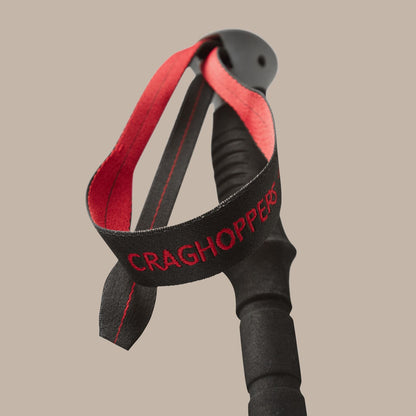 Craghoppers Venture Antishock Pair Walking Pole - Anodised Red / Anodised Grey