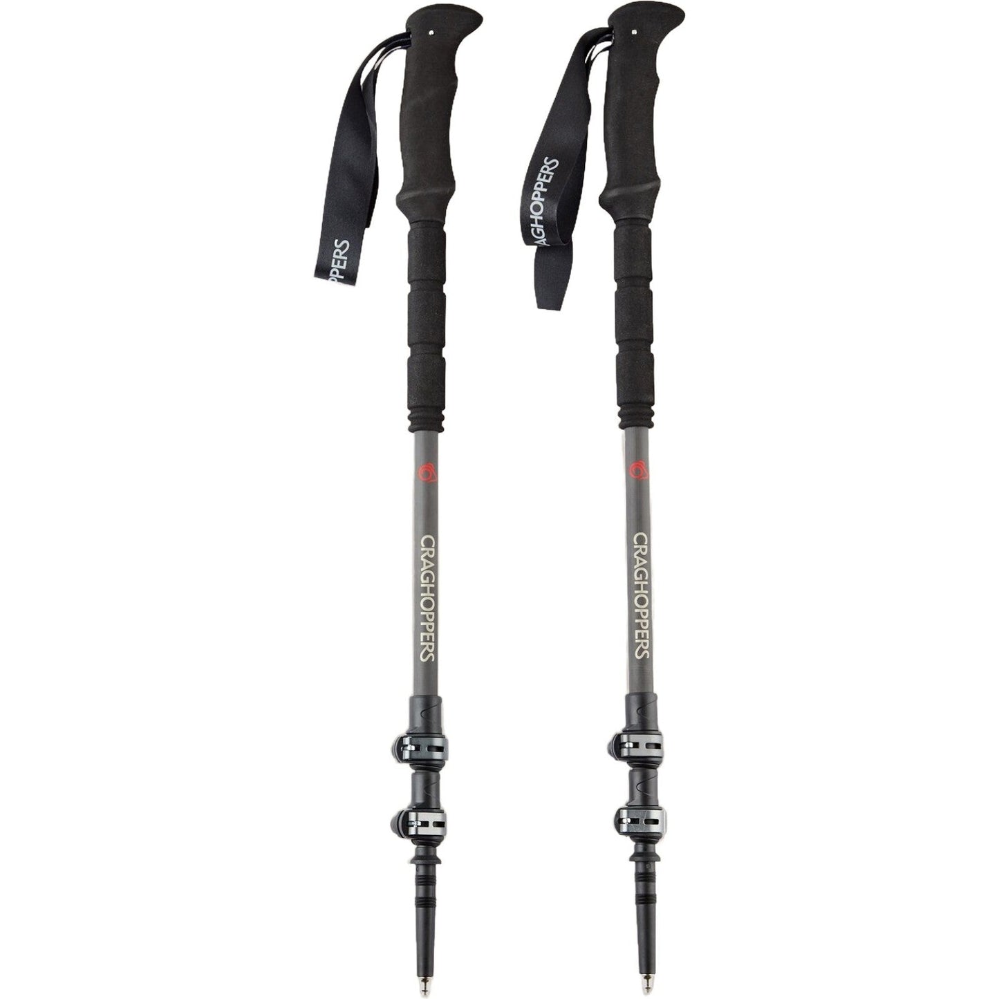 Craghoppers Treklite Carbon Pair Walking Pole - Raw Carbon