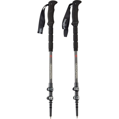 Craghoppers Treklite Carbon Pair Walking Pole - Raw Carbon