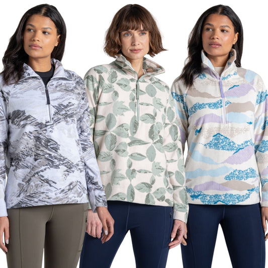 Craghoppers Womens Annjela Quick Dry Half Zip Fleece