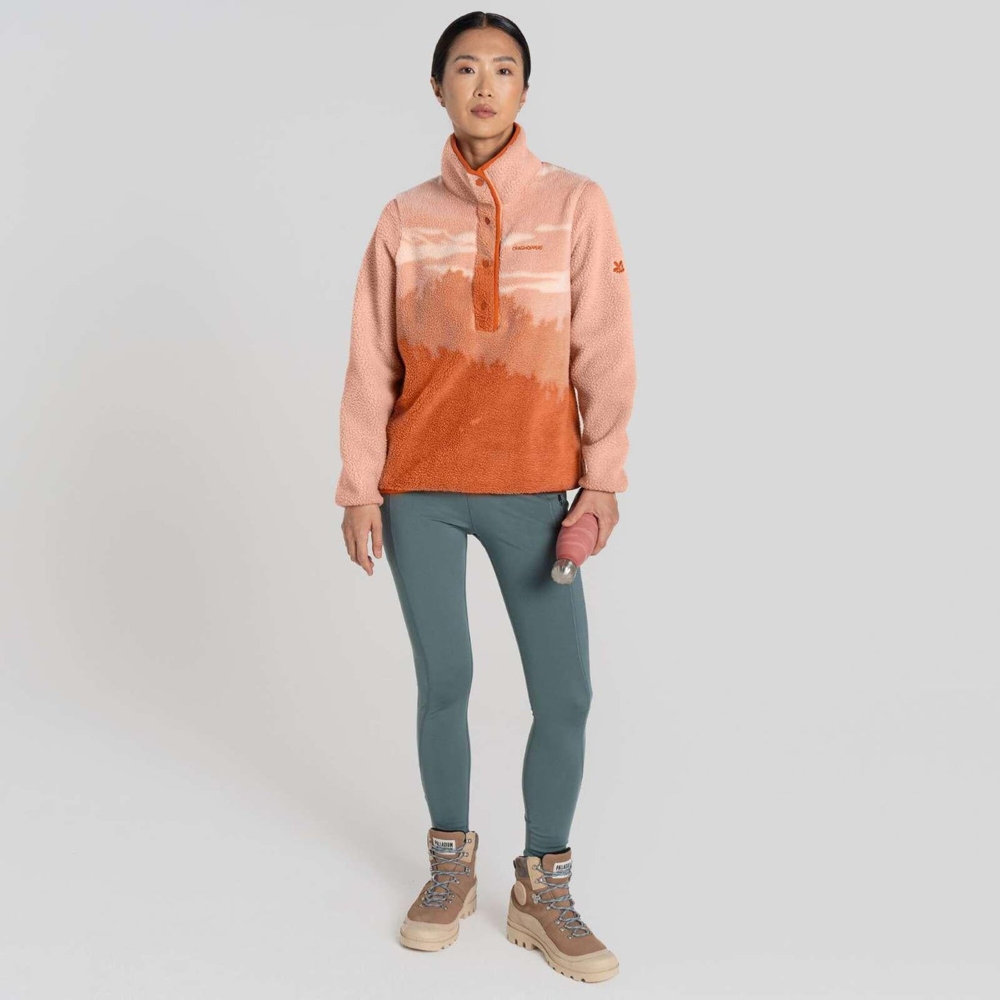 Craghoppers Womens Rosemary Overhead National Trust Half Zip Fleece