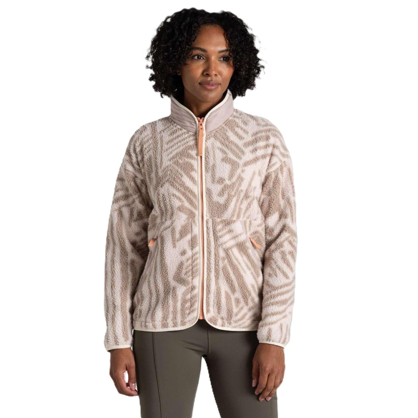 Craghoppers Womens Dante Patterned Full Zip Fleece