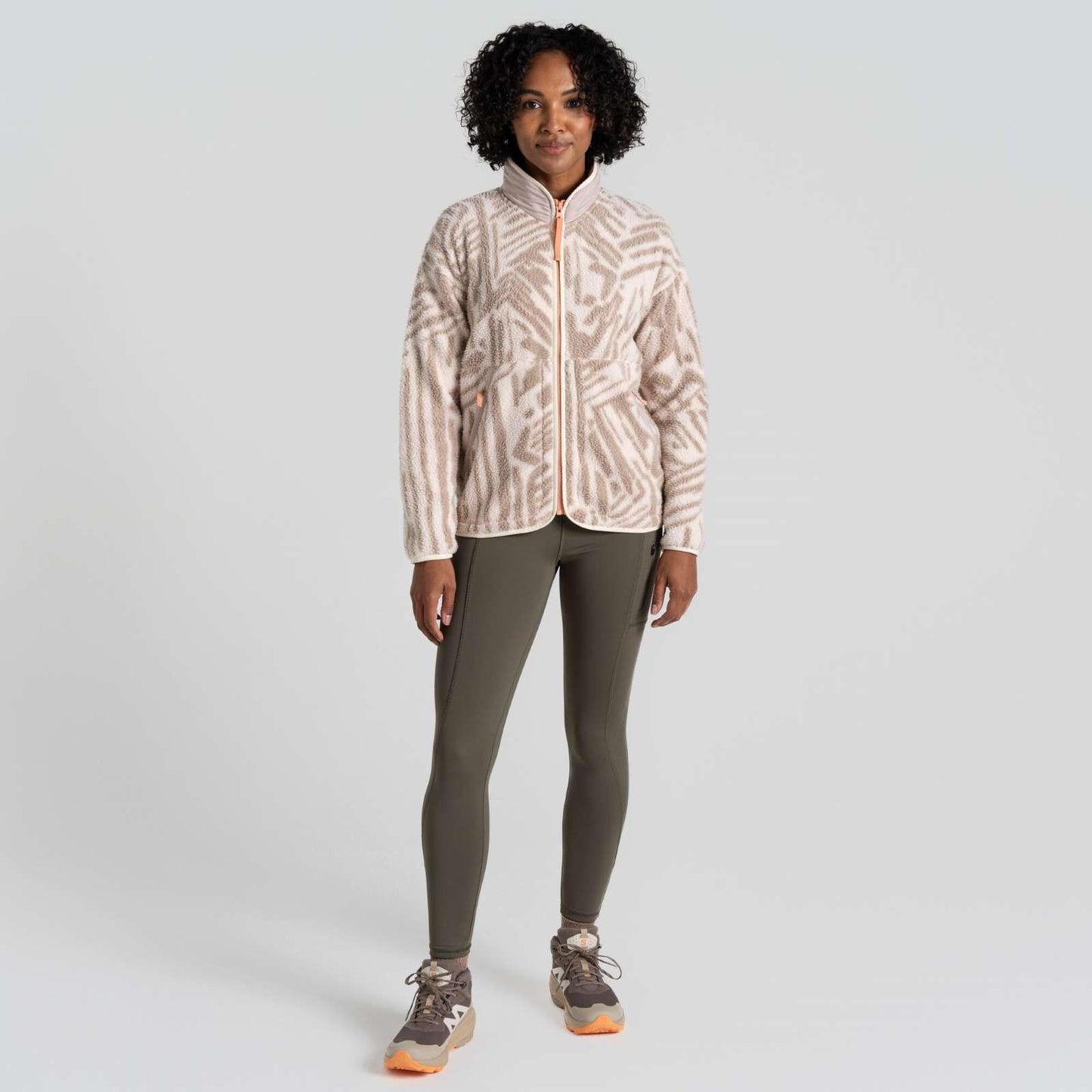 Craghoppers Womens Dante Patterned Full Zip Fleece