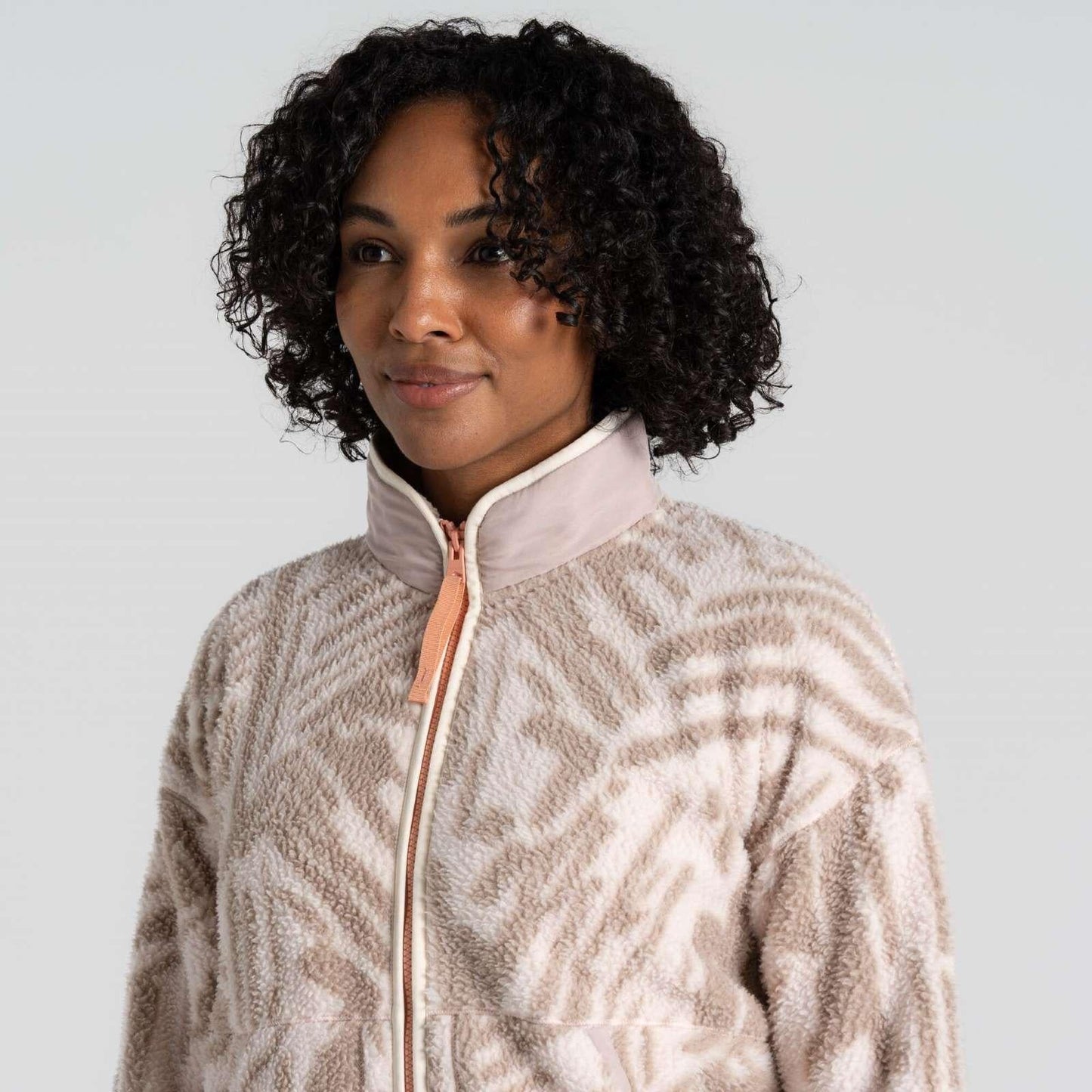 Craghoppers Womens Dante Patterned Full Zip Fleece