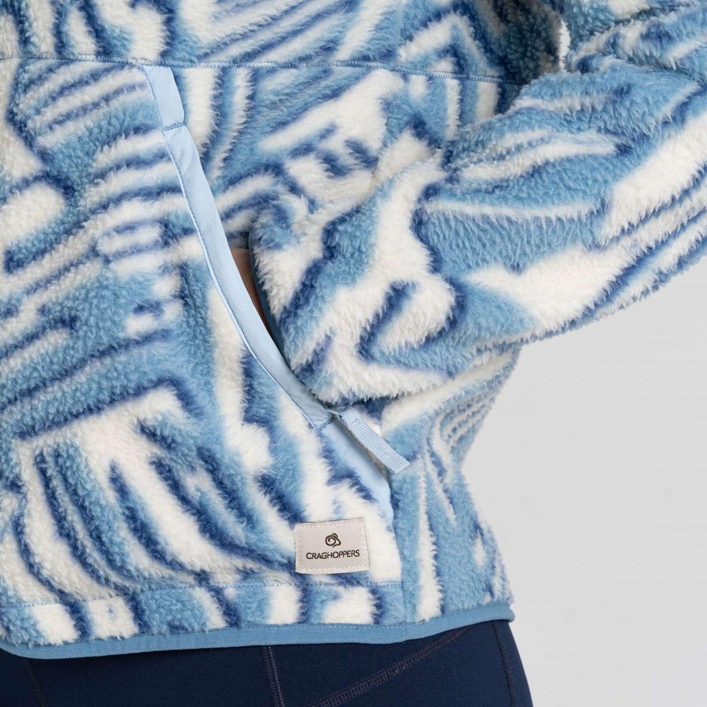 Craghoppers Womens Dante Patterned Full Zip Fleece