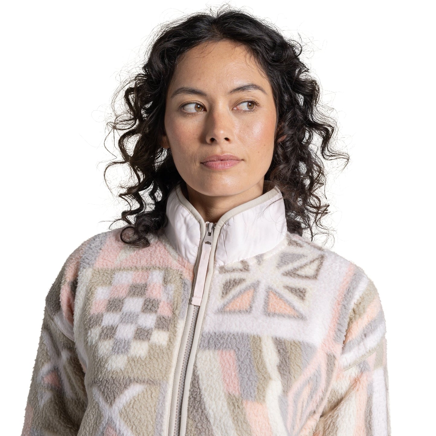 Craghoppers Womens Dante Patterned Full Zip Fleece