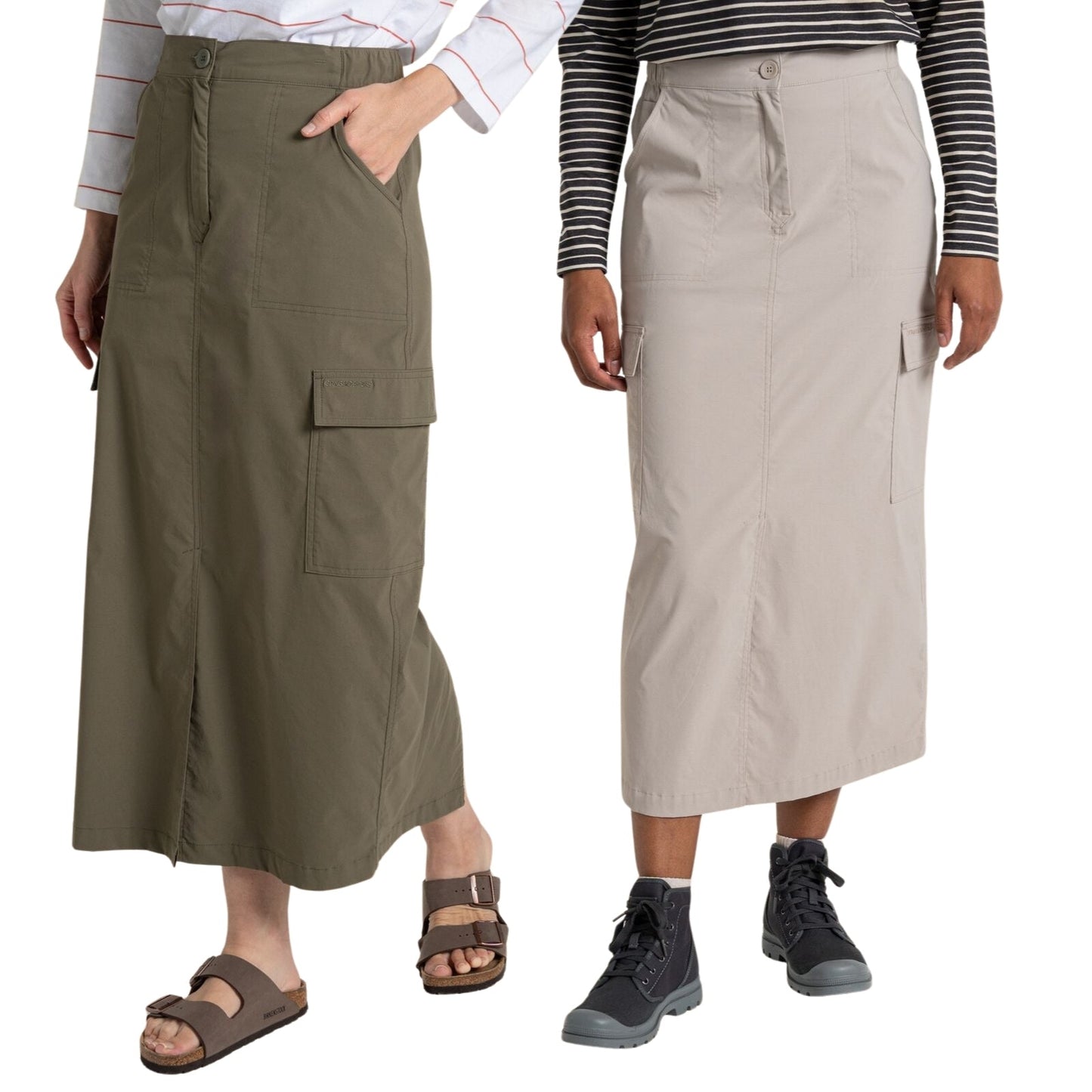 Craghoppers Womens NosiLife Pro Midi UPF Stretch Skirt
