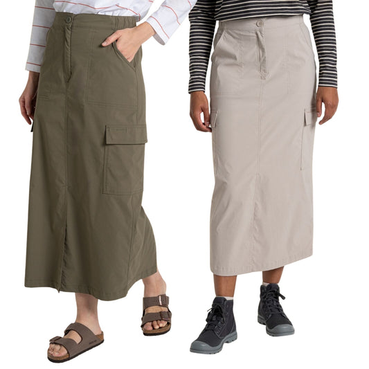 Craghoppers Womens NosiLife Pro Midi UPF Stretch Skirt