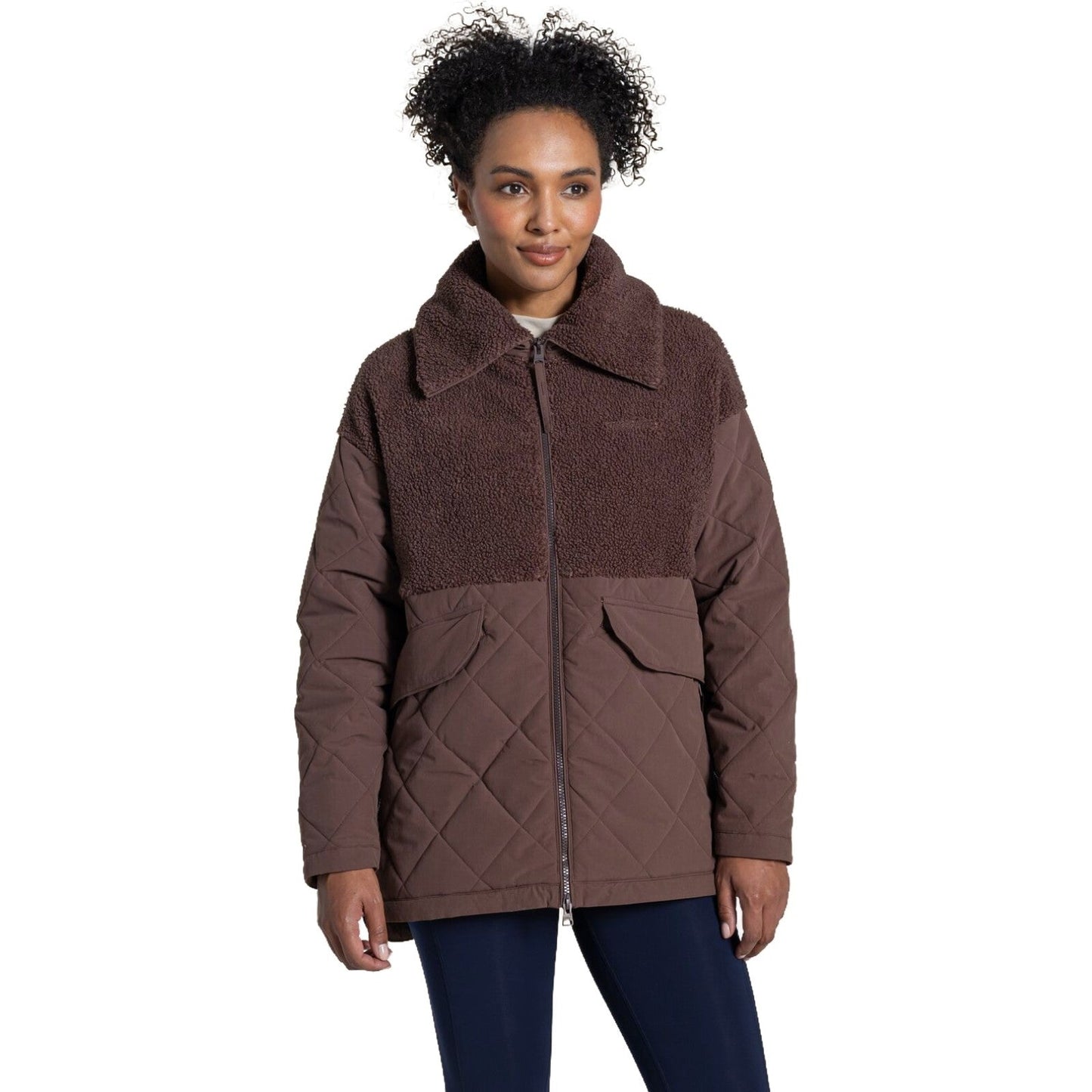 Craghoppers Womens Fairfield Hybrid Full Zip Fleece