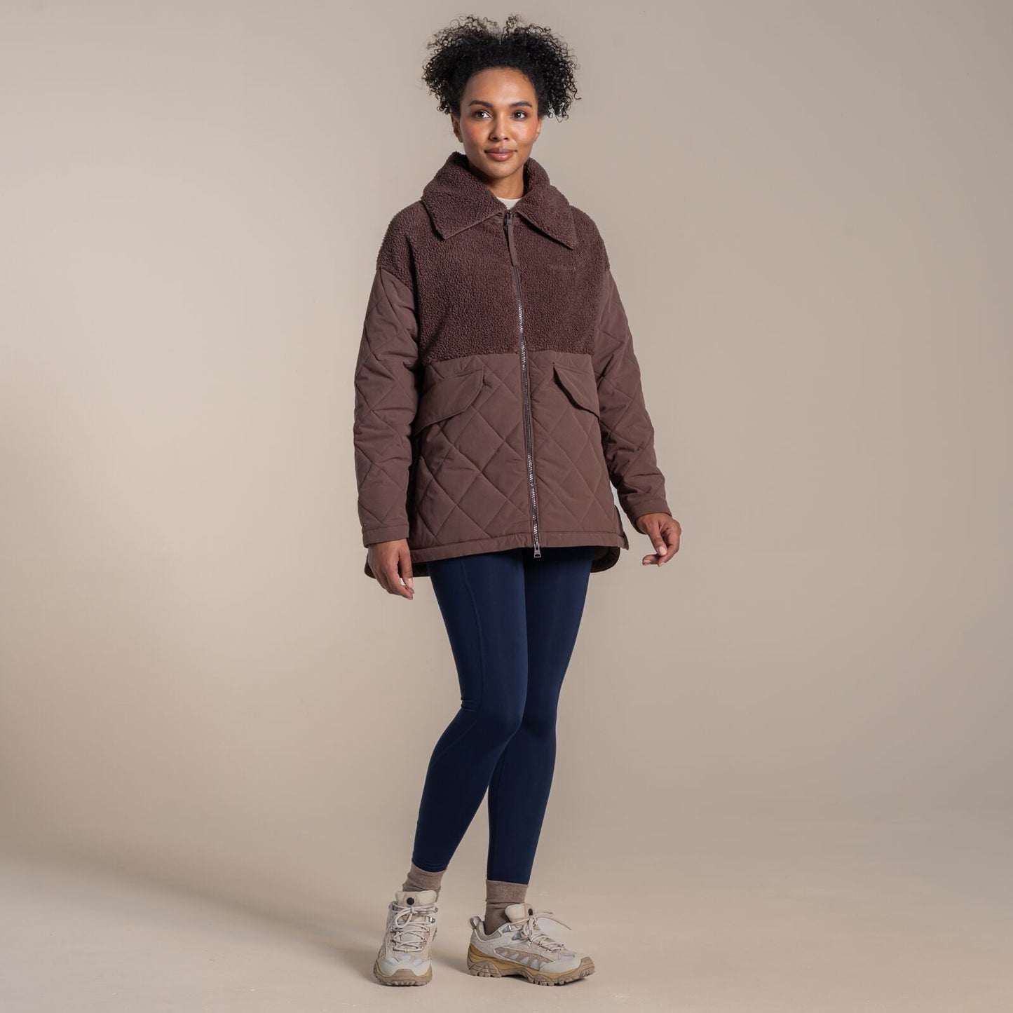 Craghoppers Womens Fairfield Hybrid Full Zip Fleece