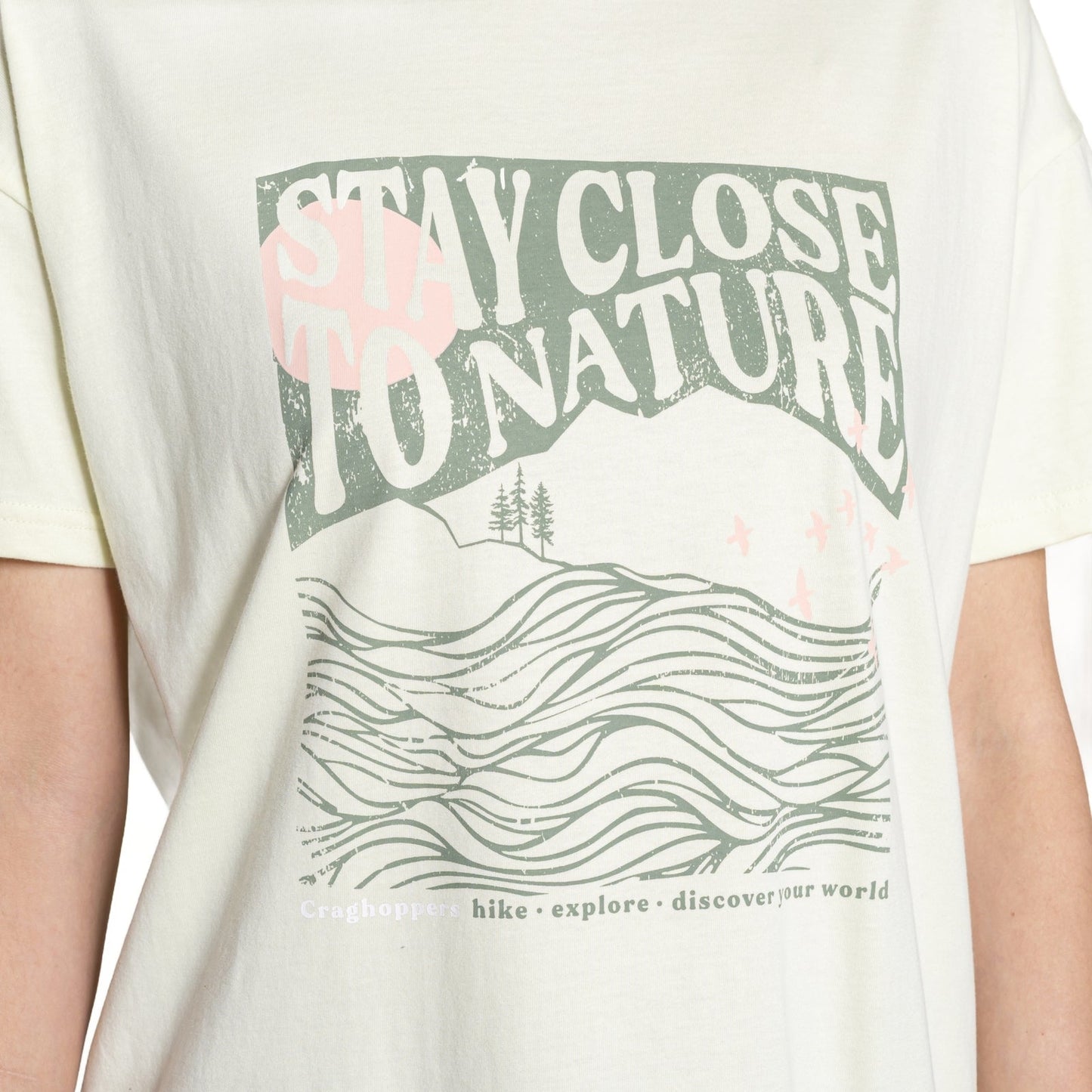 Craghoppers Womens Yago Graphic Short Sleeve T-Shirt