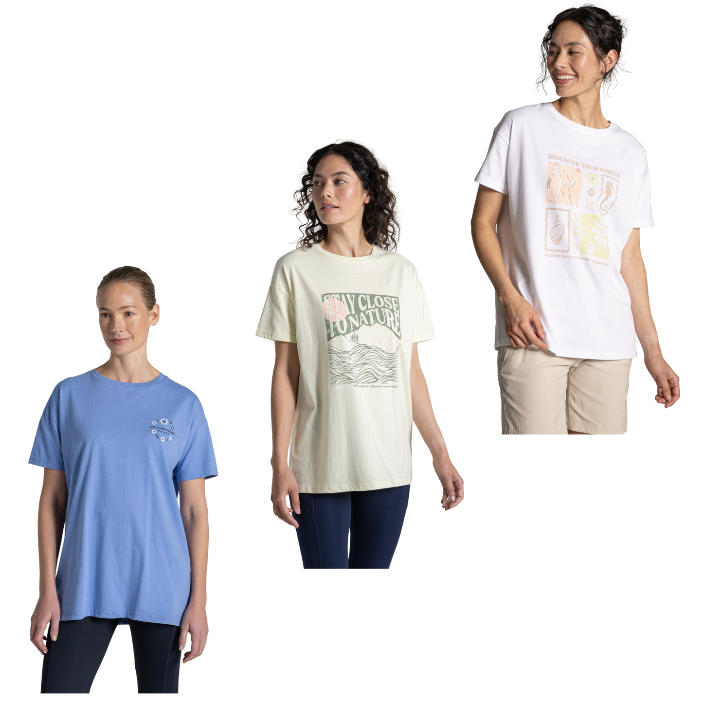 Craghoppers Womens Yago Graphic Short Sleeve T-Shirt