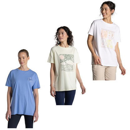 Craghoppers Womens Yago Graphic Short Sleeve T-Shirt