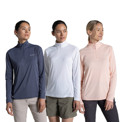 Craghoppers Womens NosiLife SolarShield+ Half Zip Sweater